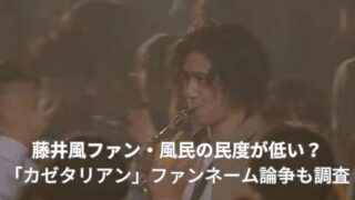 藤井風ファン・風民の民度が低い？「カゼタリアン」ファンネーム論争も調査